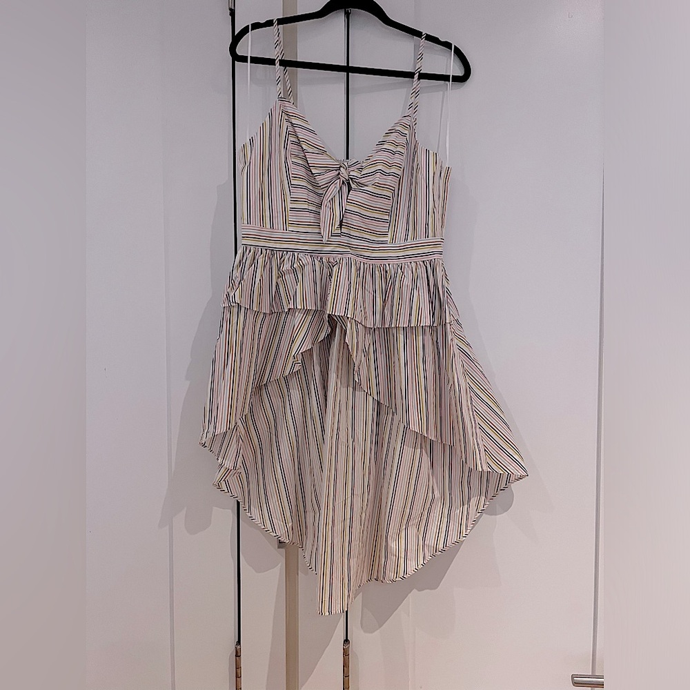 ☀️Spaghetti strap high low shirt NWT